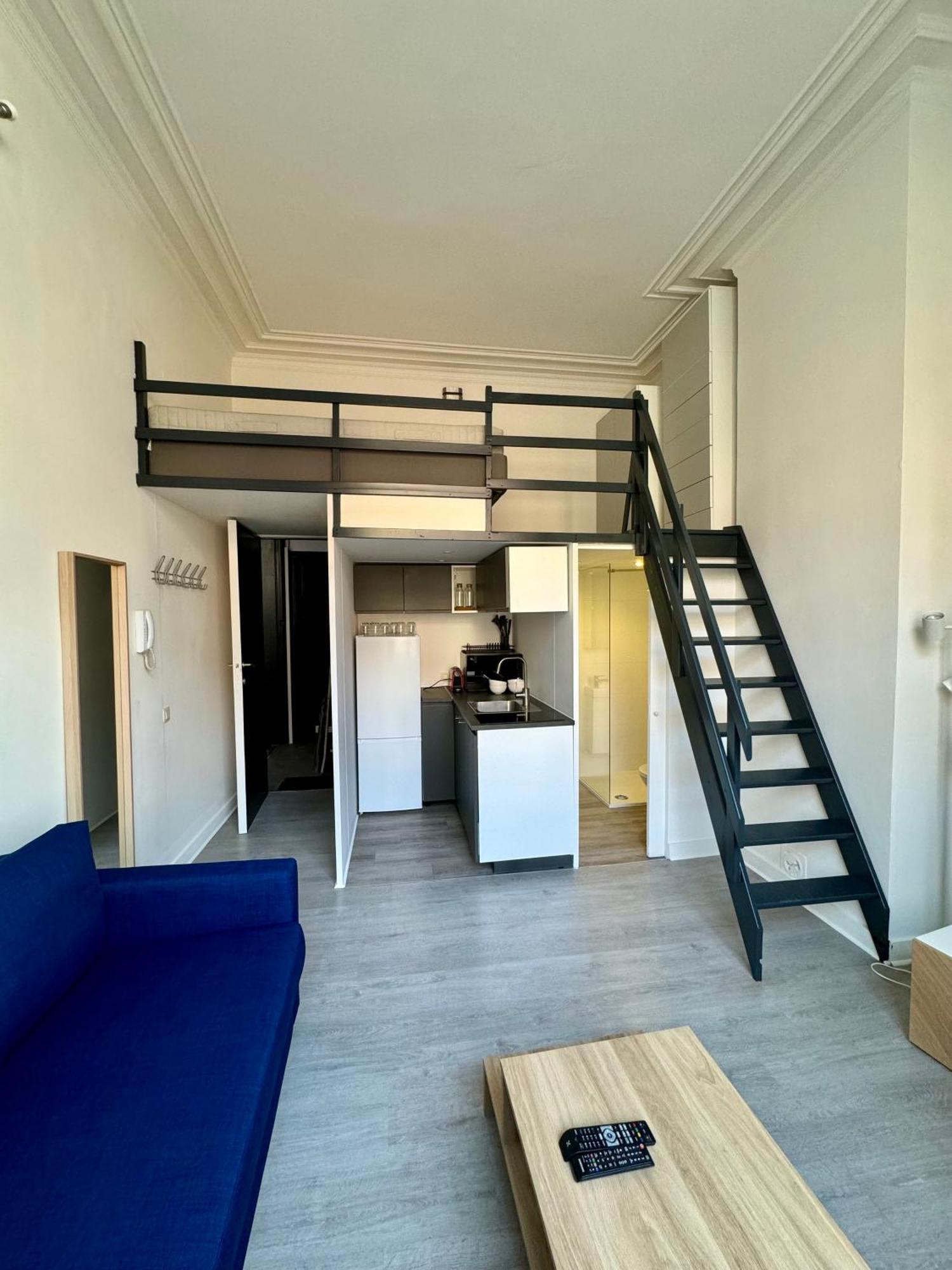 Studio Avec Chambre En Mezzanine Bruselas Exterior foto