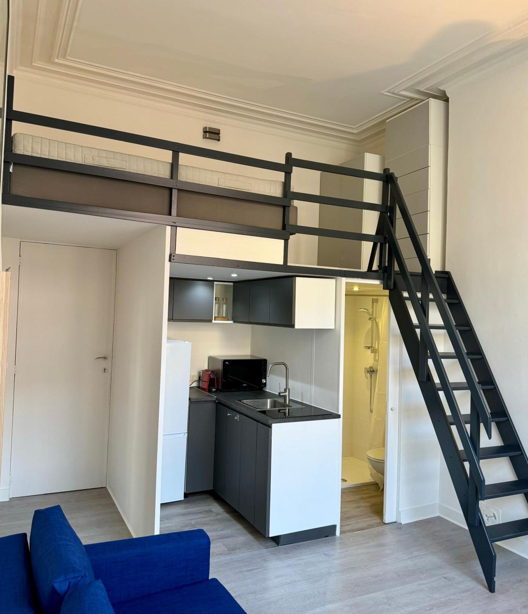 Studio Avec Chambre En Mezzanine Bruselas Exterior foto
